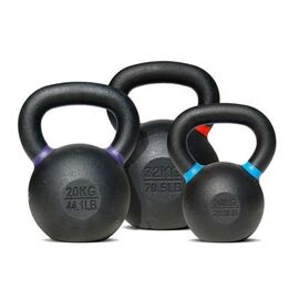 Cast Iron Kettlebell with Coloured Handle