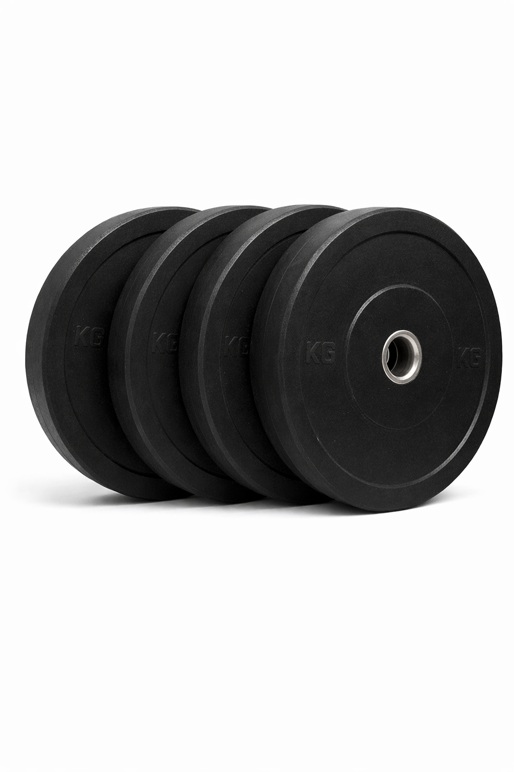 Olympic Bumper Weight Plates Black