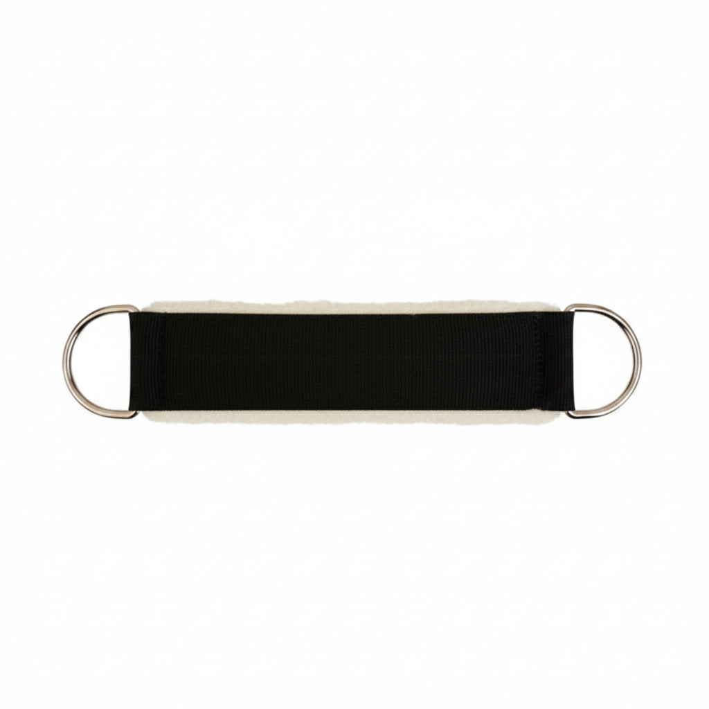 Premium Leather Ankle Cuff with Shearling