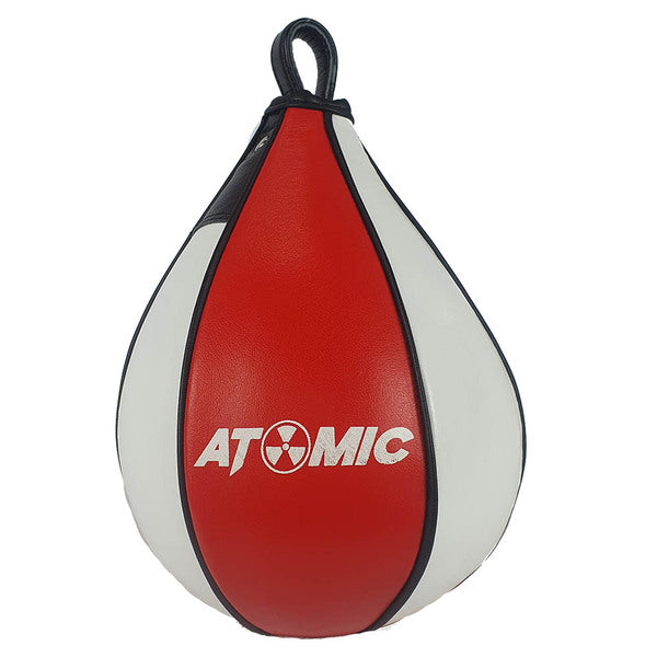 Atomic Pro Leather Speed Ball - Red/Wht - M