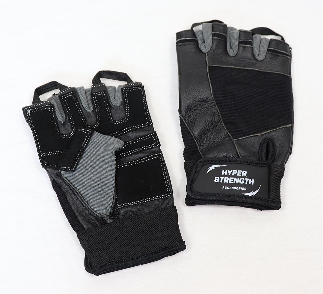 Hyper Strength Leather Gym Glove