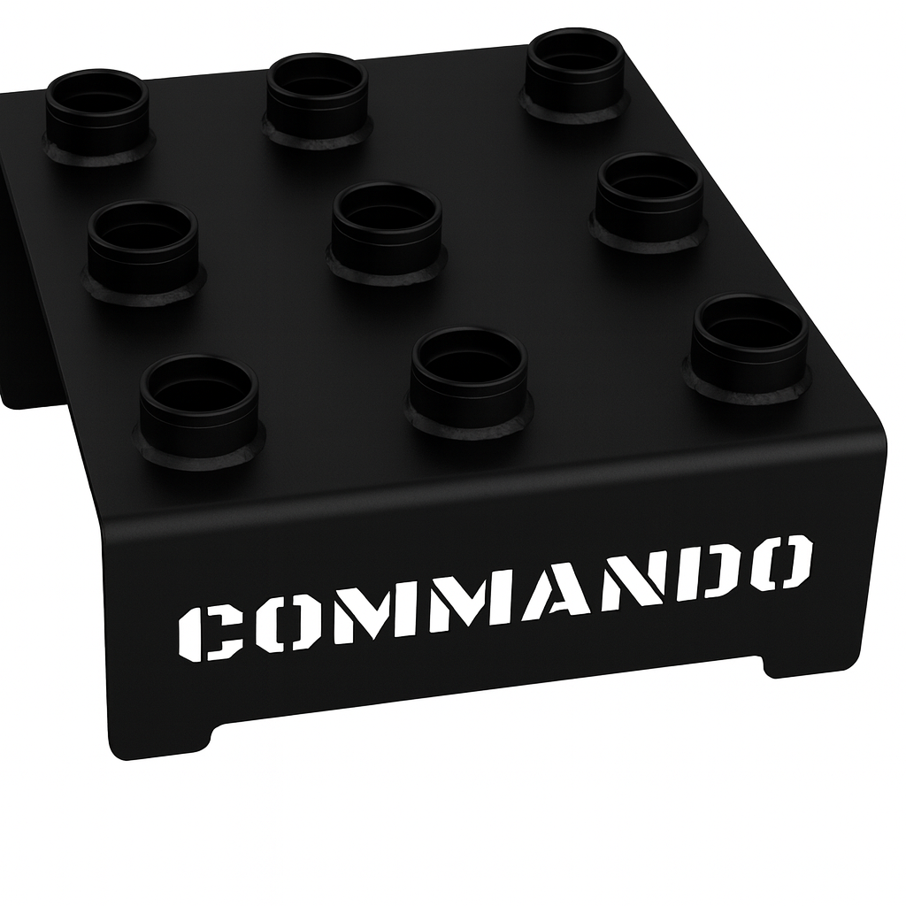 Commando 9 Vertical Barbell Holder - Olympic