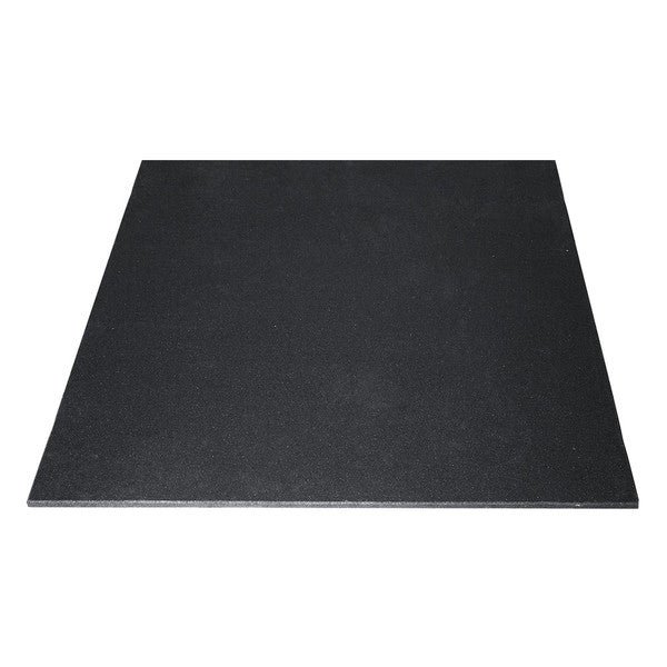 Rubber Gym Flooring 1m x 1m x 15mm BLACK