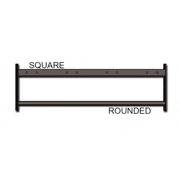 Short Double Chin Up Bar Square + Round