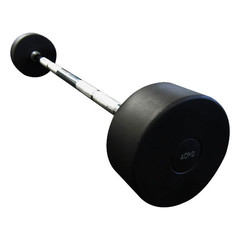 Commercial Fixed Rubber Barbell