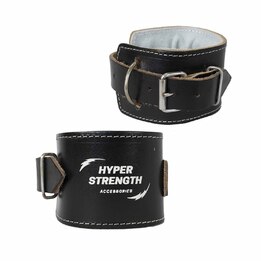 Hyper Strength Premium Leather Ankle Cuff