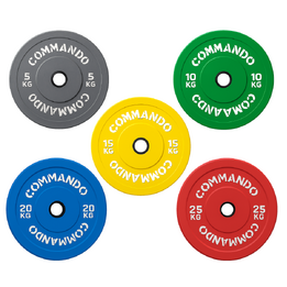 Commercial Coloured Bumper Plates