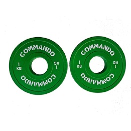 Commando1kg Olympic Fractional Weight Plate (PAIR)