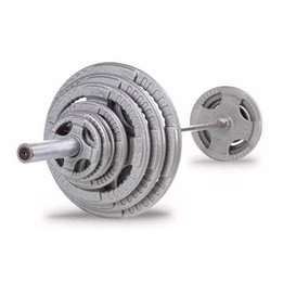 100kg Olympic Bar and Hammertone Weight Pack