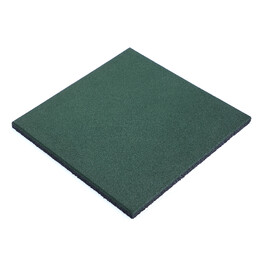 Gym Rubber Flooring 1m x1m x 15mm ARMY GREEN