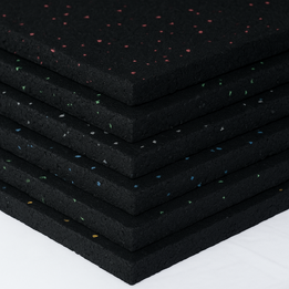 15mm Commercial Gym Tile with Coloured Flecks
