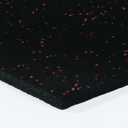 15mm Rubber Gym Flooring - Red Fleck