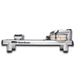 WaterRower M1 HiRise Rowing Machine Silver