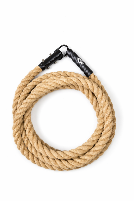 Nylon Elite Climbing Rope (Black) 1.5" x 7m