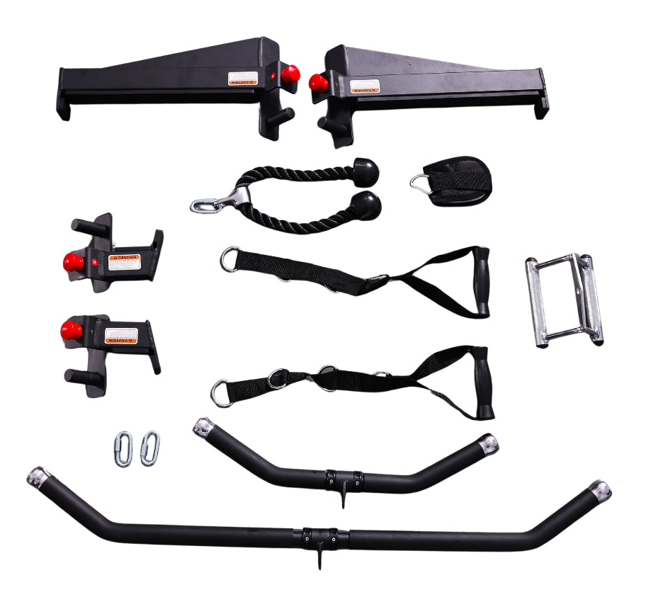 Athletic 2200MS Functional Trainer & Bench Package attachments 