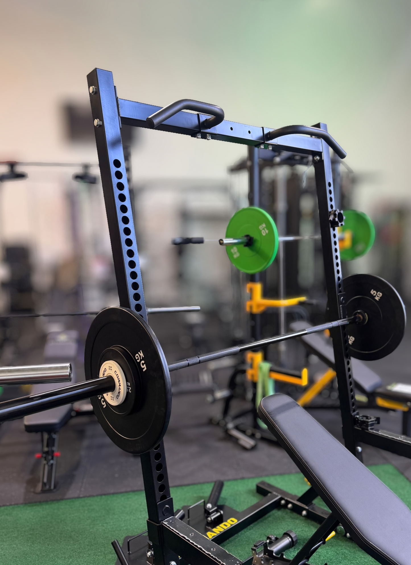 Commando 7ft Black Olympic Training Bar 1000lb