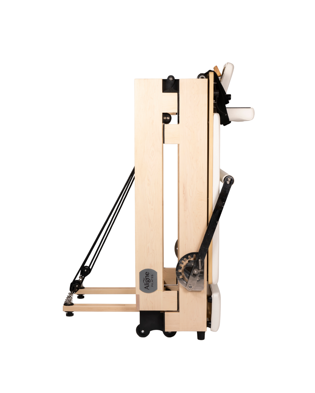 aligne-pilates-folding-reformer-white