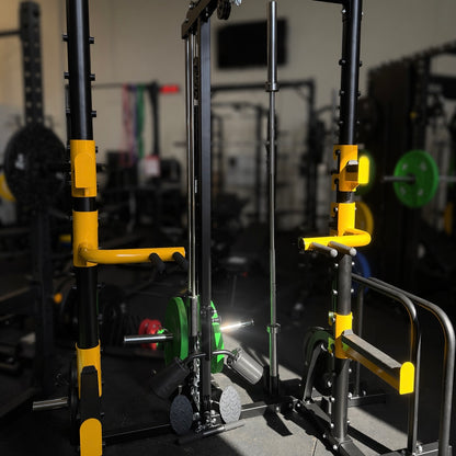 Commando Deluxe Elite Half Rack with Lat/Low Row