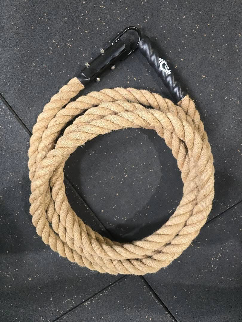 Nylon Elite Climbing Rope (Black) 1.5" x 7m