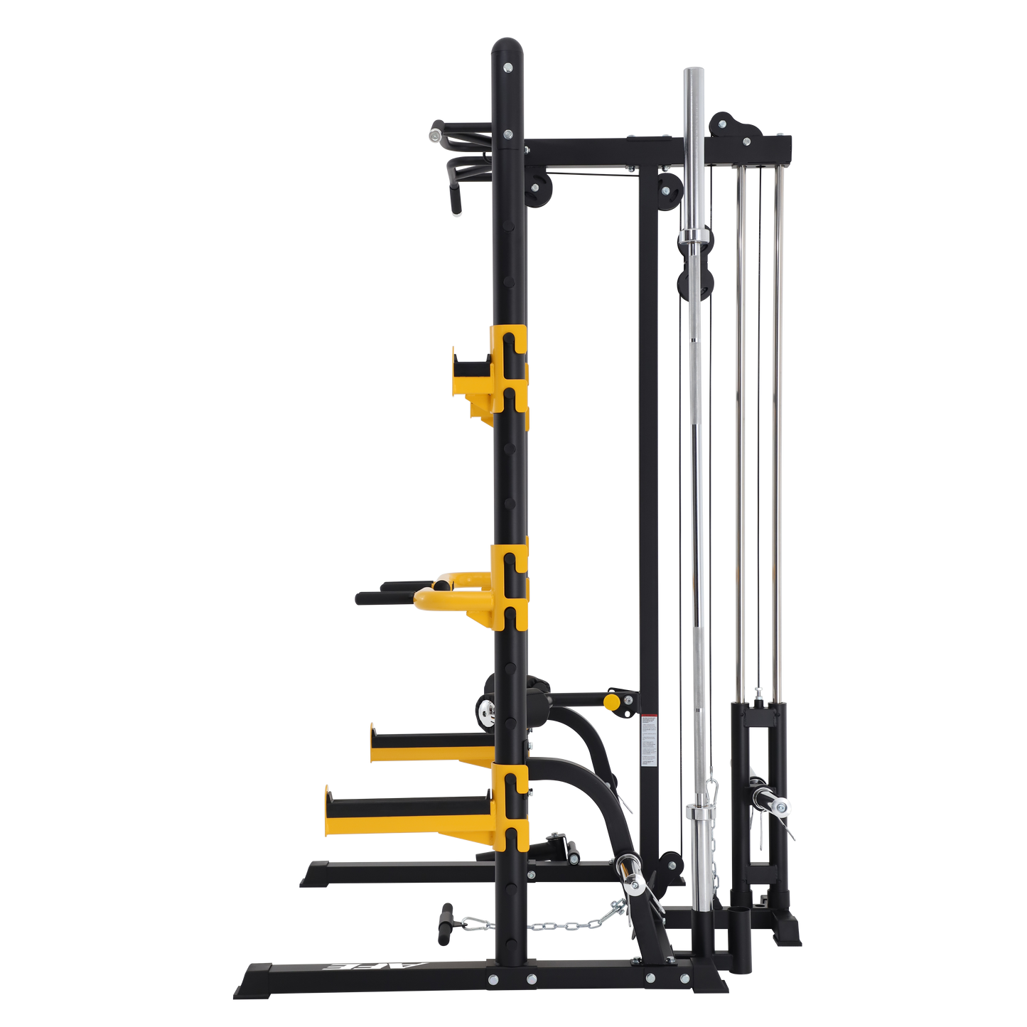 AFE Deluxe Elite Half Rack with Lat/Low Row