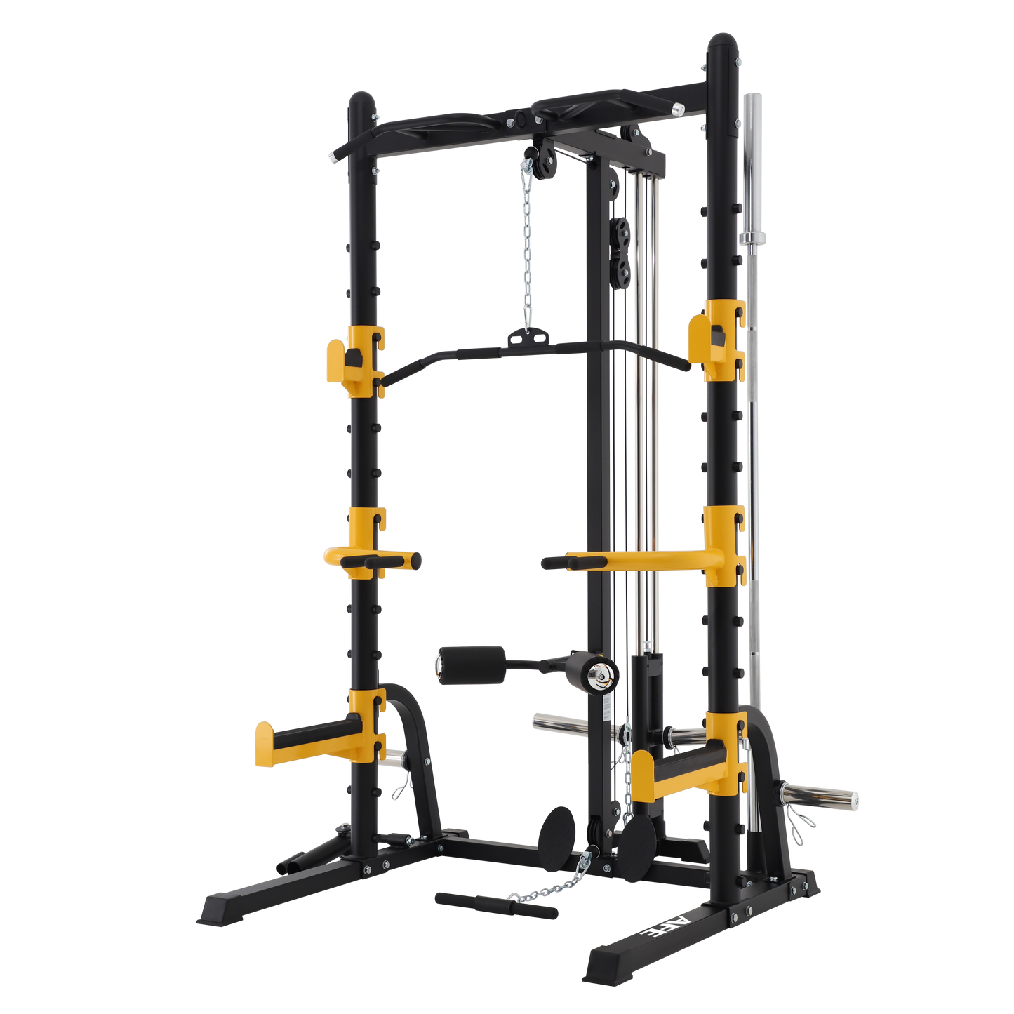 AFE Deluxe Elite Half Rack with Lat/Low Row