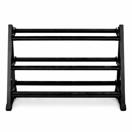 3 Tier Dumbbell Rack (Commercial Black)