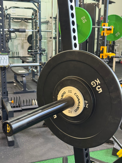 Commando 7ft Black Olympic Training Bar 1000lb
