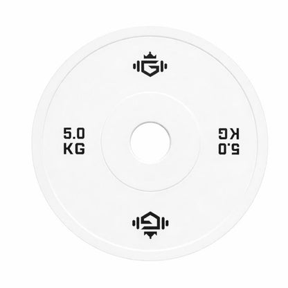5KG Fractional Style Colour Bumper Plates