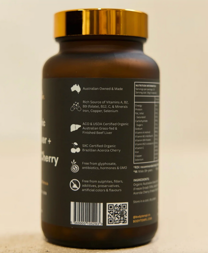 Body Templ Beef Liver Capsules | 150 capsules 