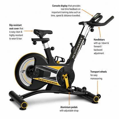 Bodyworx AIC850BT Rear Drive Indoor Cycle