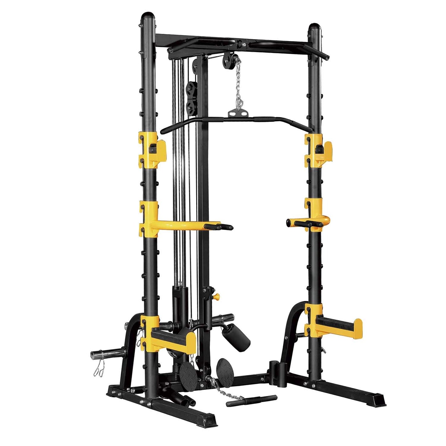 Commando Deluxe Elite Half Rack with Lat/Low Row