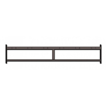 Long Double Chin Up Bar Square + Round