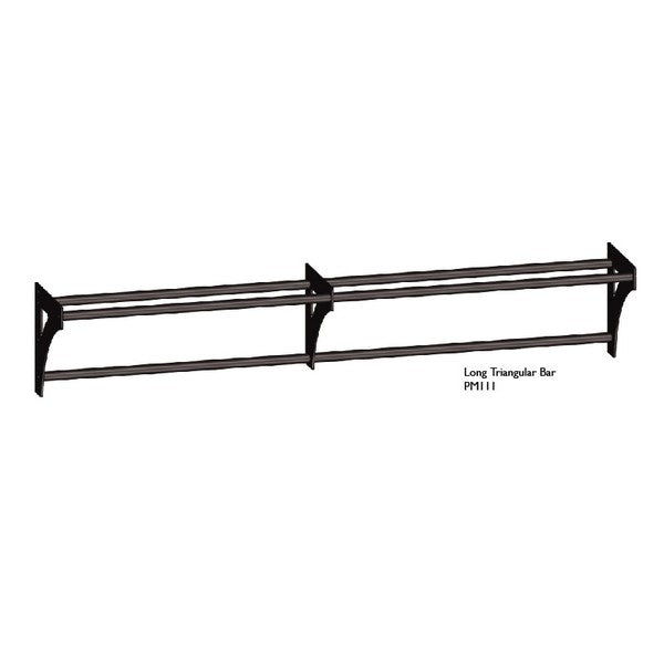 Long Triangular Chin Up Bar - Round