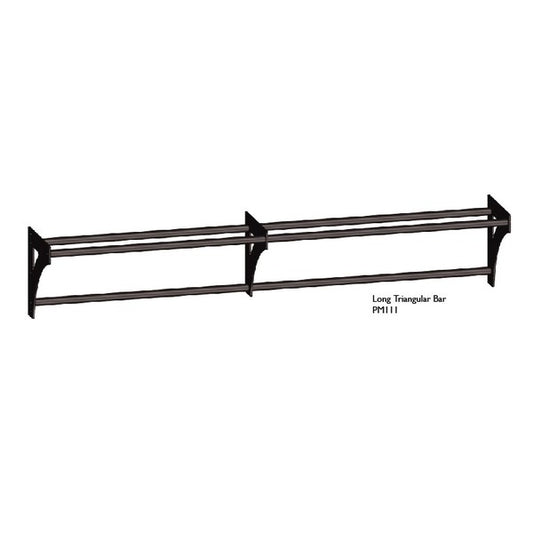 Long Triangular Chin Up Bar - Round