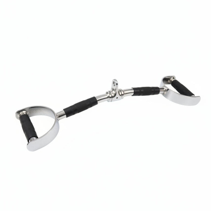 D handle cable row lat pull attachment
