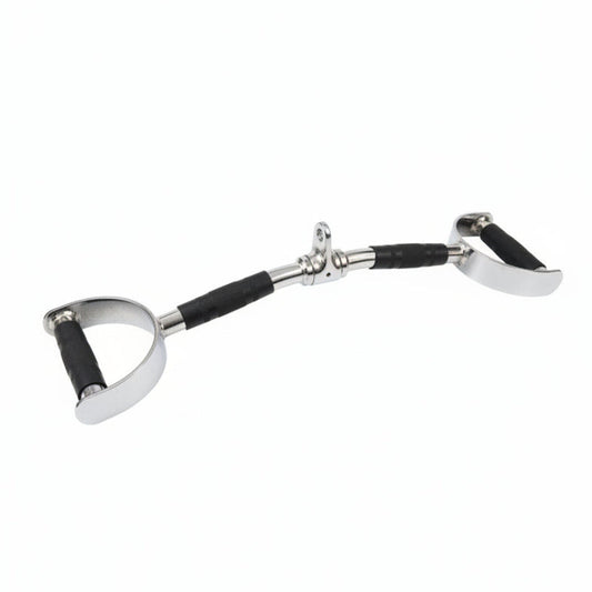 D handle cable row lat pull attachment
