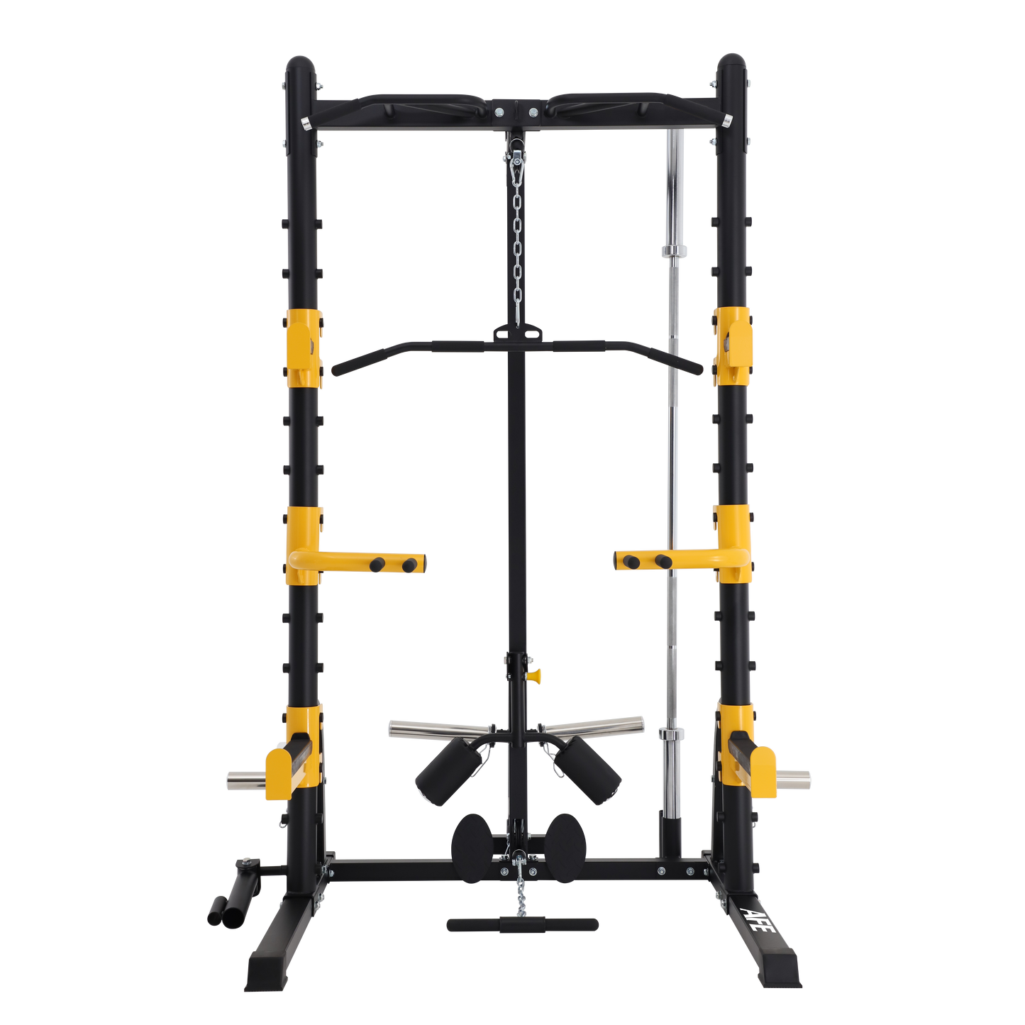 AFE Deluxe Elite Half Rack with Lat/Low Row
