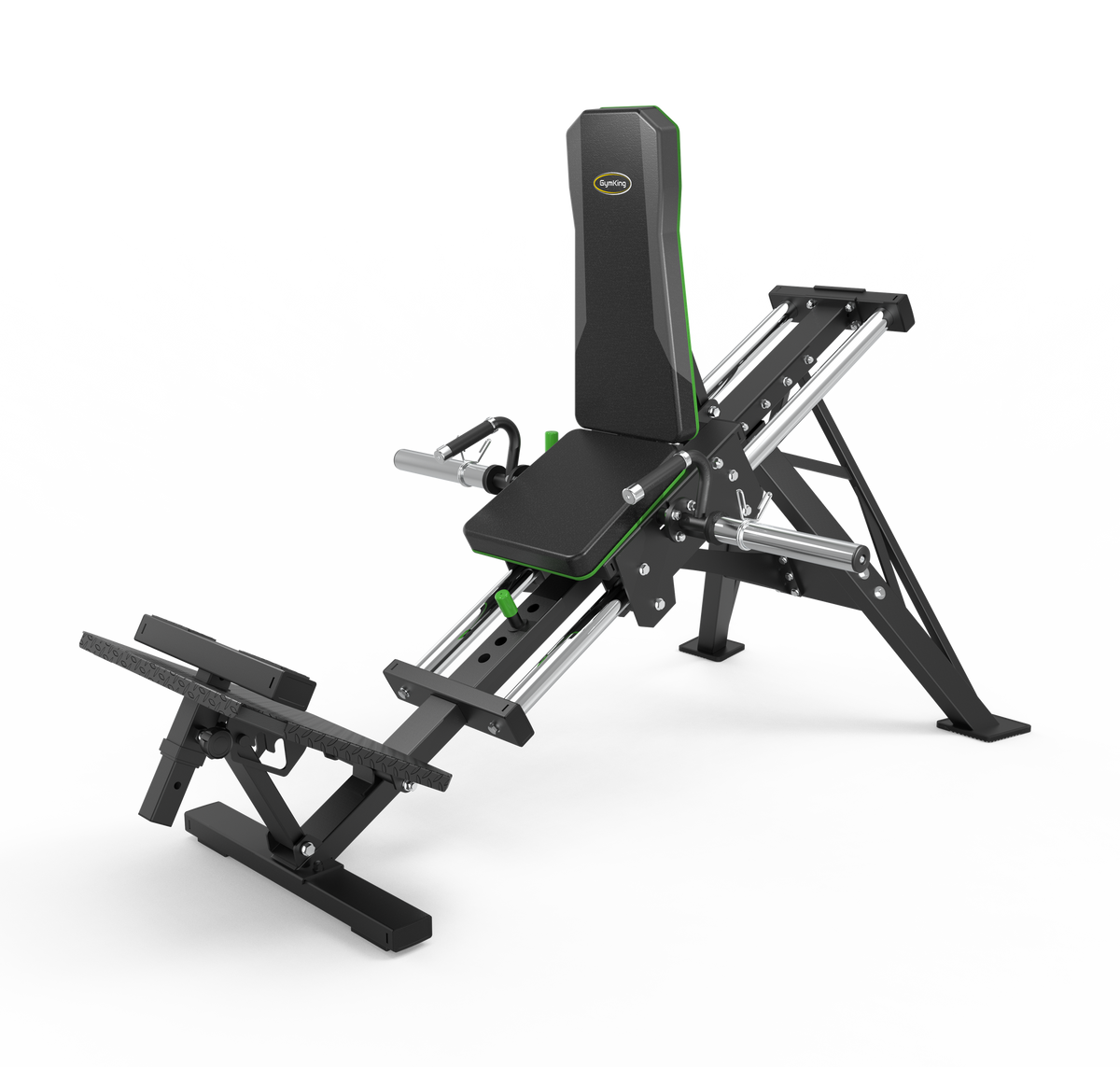 GymKing Compact Leg Press & Calf Raise Machine | 2-in-1 | 450kg ...