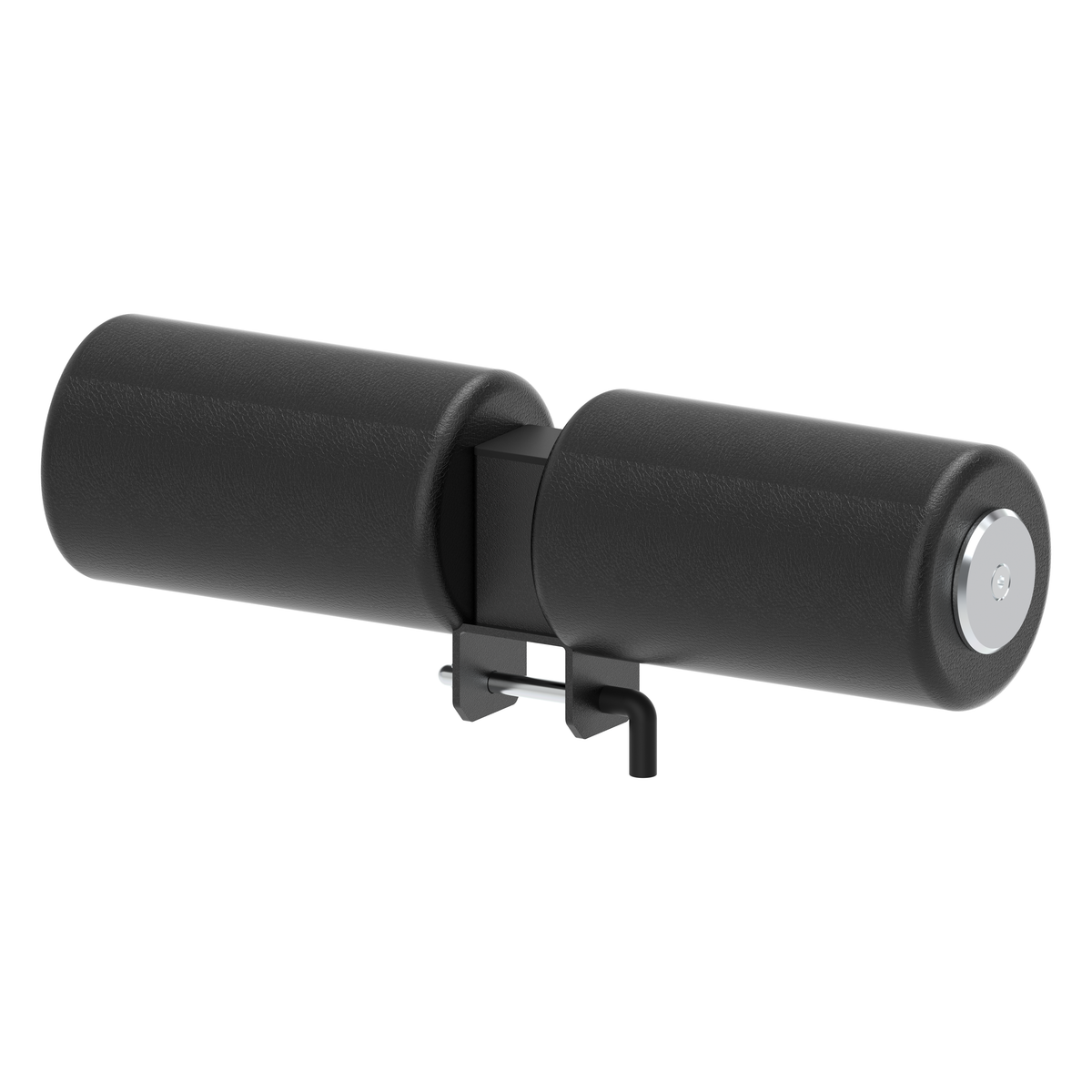 GymKing M75 knee holder with twin black foam rollers and L-pin