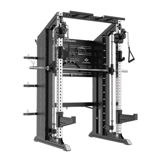 GymKing M75 Commercial Multi Function Centre with power rack, Smith machine and dual-stack cable trainer