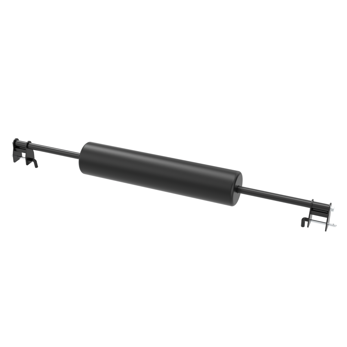 GymKing roller pad, 600mm foam roller on a bar with spotter arm fixing frames