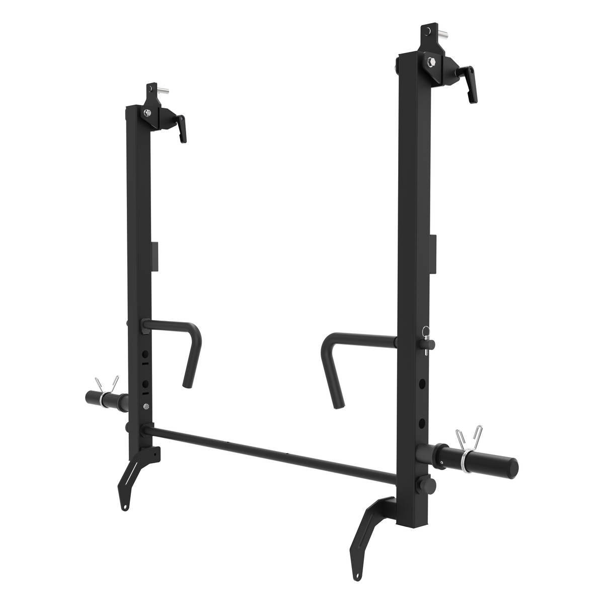 GymKing X3 jammer arms with connecting frame, dip handles and plate sleeves