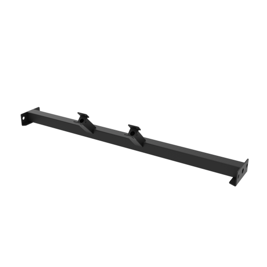 GymKing X3 leg press support bracket in black steel