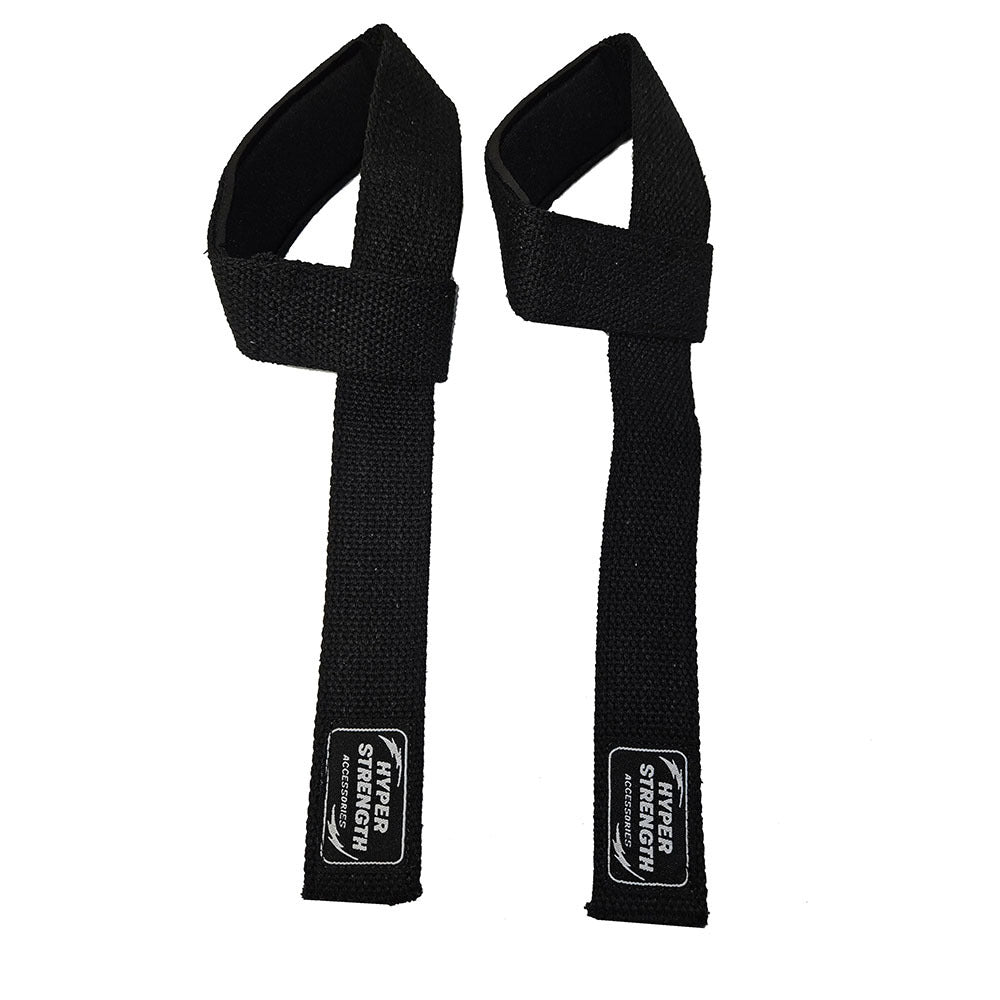 Hyper Strength Single Tail Straps ALL BLACK