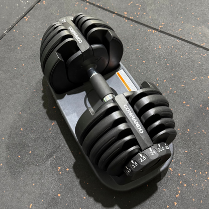 24kg Adjustable Dumbbell Set with Stand