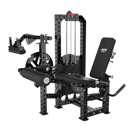 AFE RAW Series Leg Extension/Leg Curl Machine with 100 kg weight stack and adjustable backrest