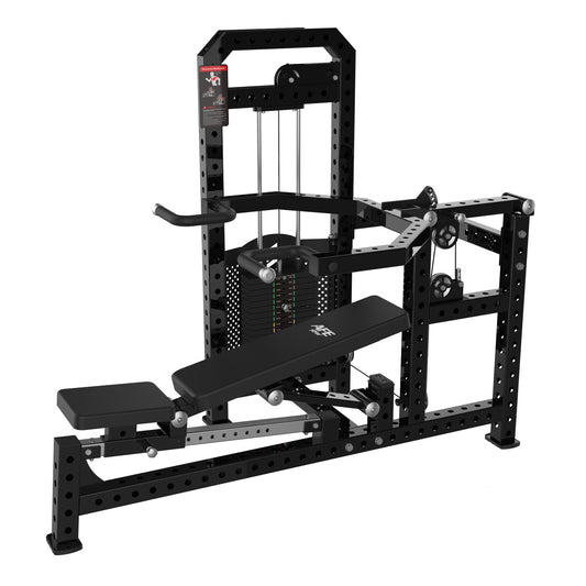 AFE RAW Series Chest/Shoulder Multi Press with adjustable seat and weight stack