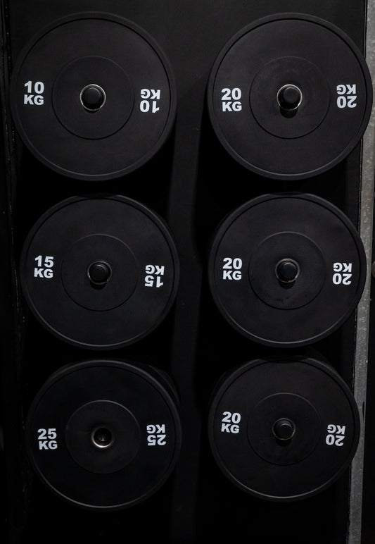 Olympic Black Bumper Weight Plates