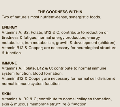 Organic Beef Liver & Acerola Cherry Whole food Supplement
