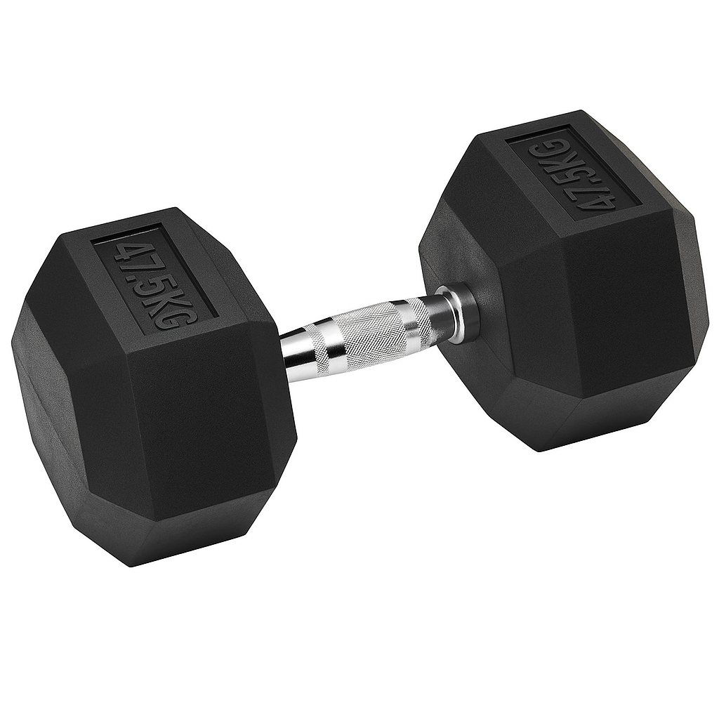 Rubber Hex Dumbbell